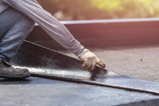 Professional Vapor Barrier Installation technician working in Clarence Center, NY